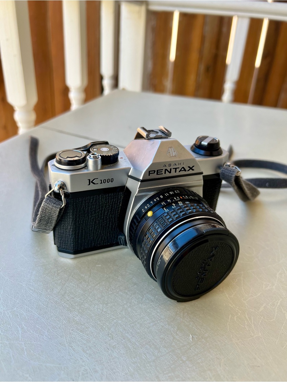 Vintage Asahi Pentax K1000 35mm Film Camera w/ Lens - Untested As Is